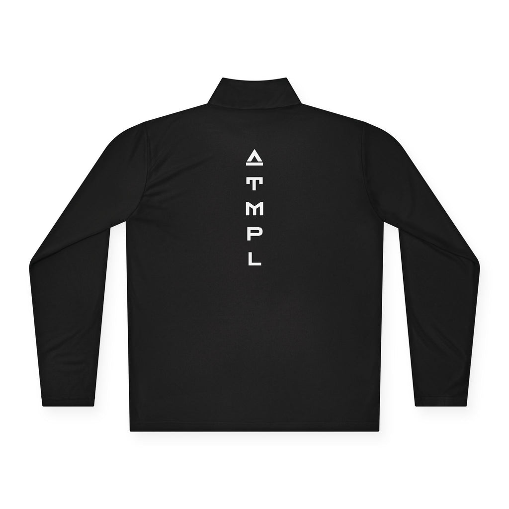 TMPL Signature Quarter Zip-Black