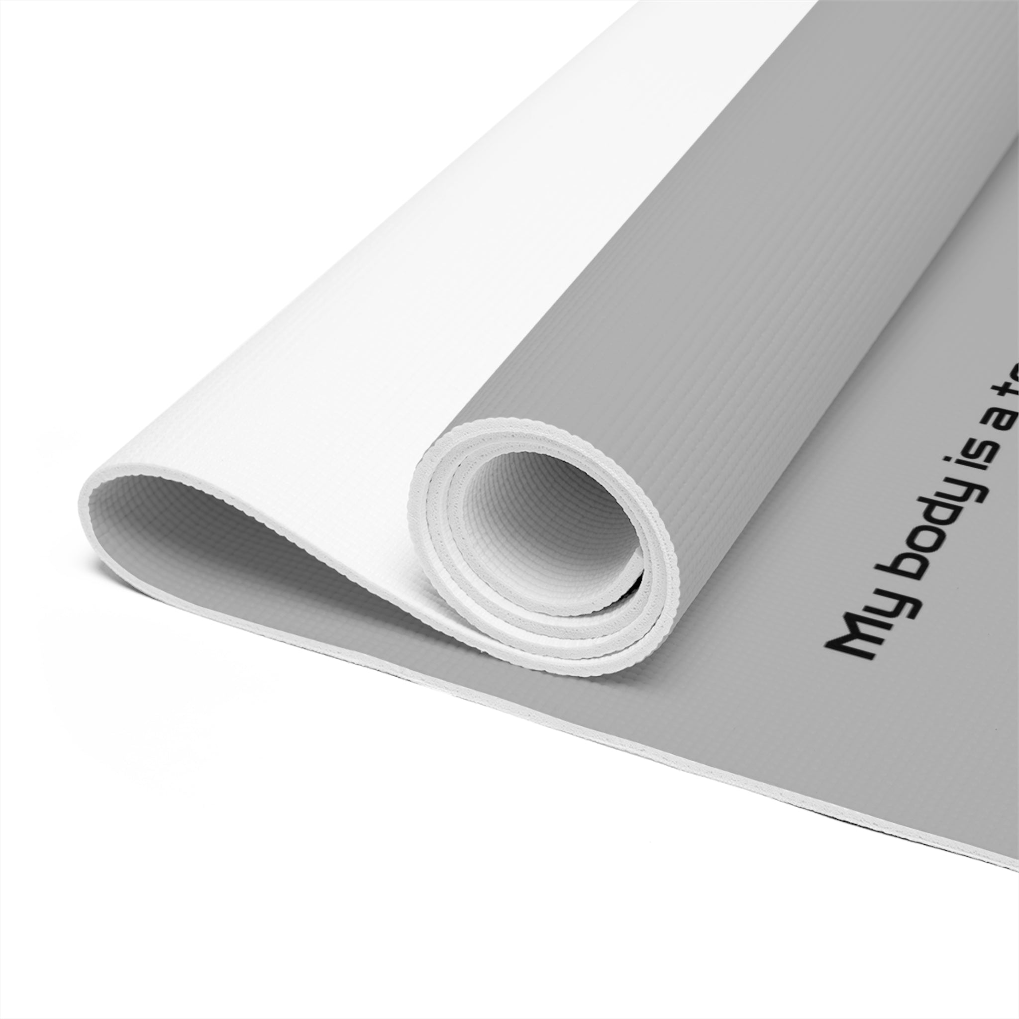 TMPL Premium Stretch & Mobility Mat- Light Gray/Beige